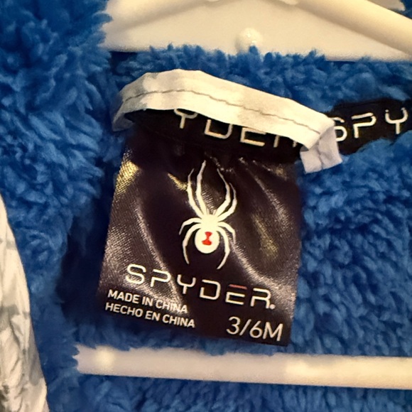 Spyder Blue and Gray Baby Snowsuit 3/6 Months - Picture 3 of 8